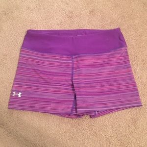Under Armour fitted spandex shorts