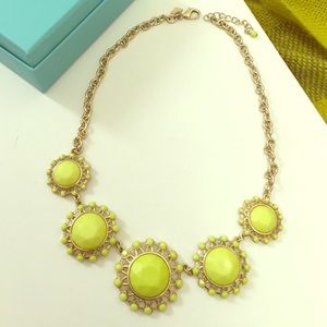 Banana Republic bright yellow/green necklace