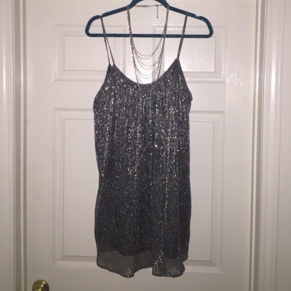 Silver party dress 🎉