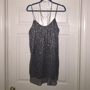 Silver party dress 🎉