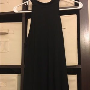 Black halter top shirt