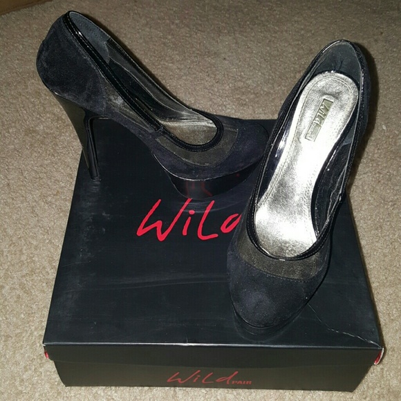 Wild Pair Black Suede heels