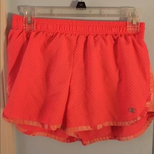 Champion salmon colored workout shorts