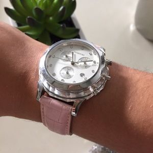 Swarovski pink watch
