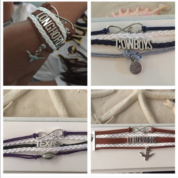 Infinity bracelet FOR TEXANS 🐴 - Picture 1 of 2