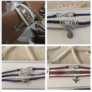 Infinity bracelet FOR TEXANS 🐴
