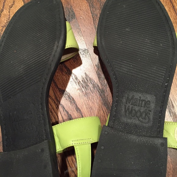 Main Woods Green Sandals - Picture 3 of 3