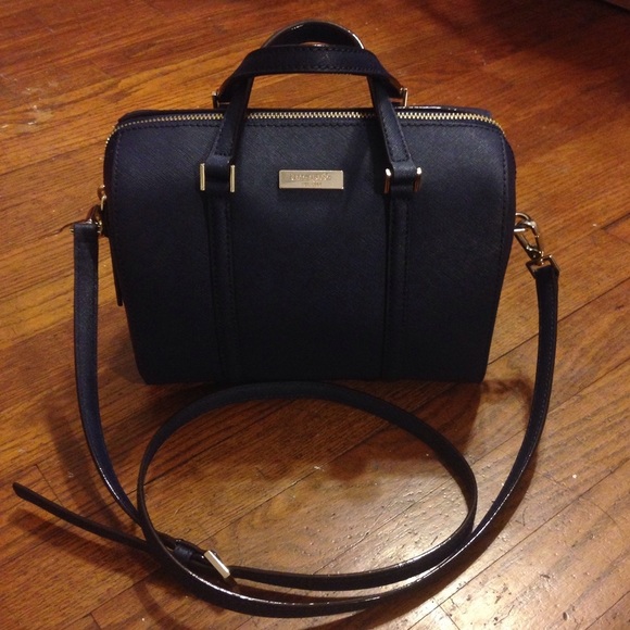 Kate Spade Cassie Newbury Lane Satchel in black