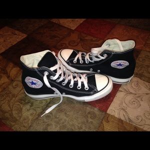 Black high top Converse