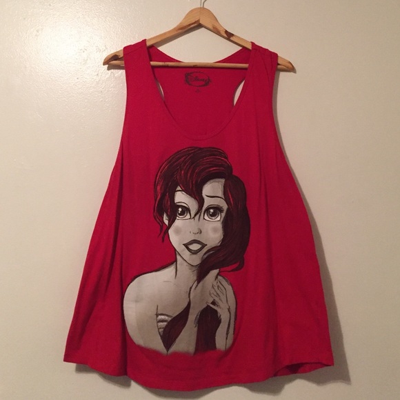 Little Mermaid - Ariel tank