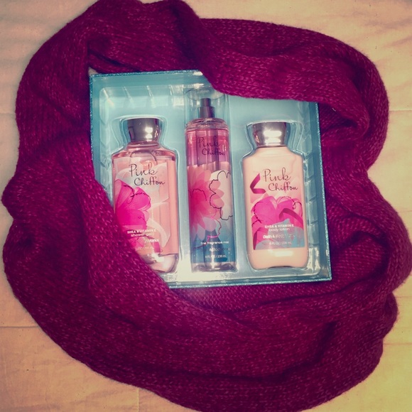 Bath & Body Works "Pink Chiffon" Set 🌸🌷🌺