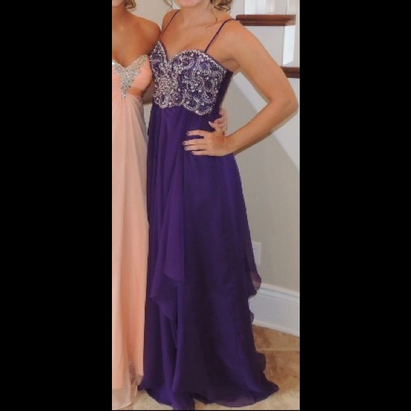 PURPLE PROM DRESS