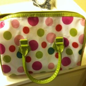 Used makeup bathroom bag .