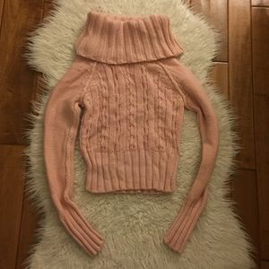 BEBE  pink sweater