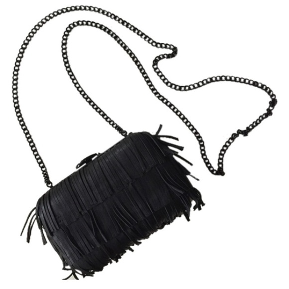 ✨SOLD✨ Loeffler Randall Fringe Clutch