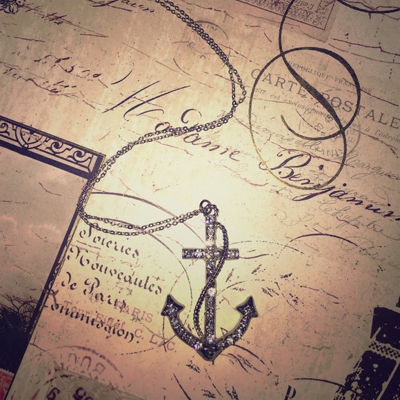 Anchor necklace.