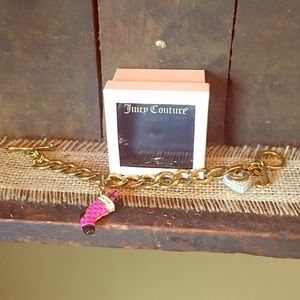 Juicy Couture Gold Charm Bracelet