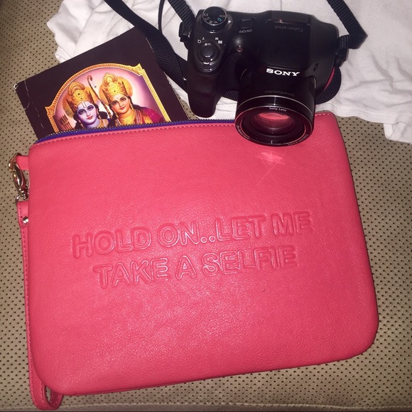 Hot Pink Oversized Wristlet 👛