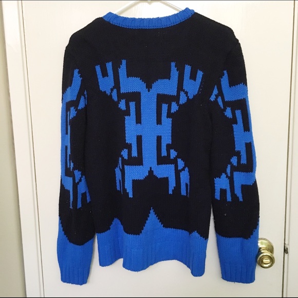 Asos Geometric Pattern Chunky Oversized Sweater