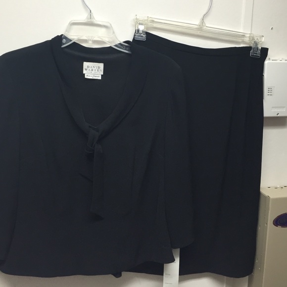 David Warren Blouse with Skirt