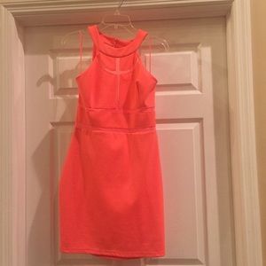 GUESS coral color mini dress