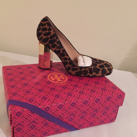 Tory Burch Regina pump Ocelot/Leopard Black