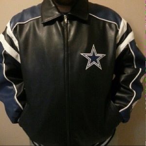 Men's NFL leather Cowboys jacket