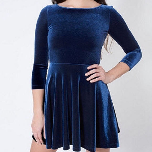 American apparel skater dress navy blue.