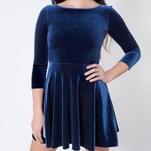 American apparel skater dress navy blue.
