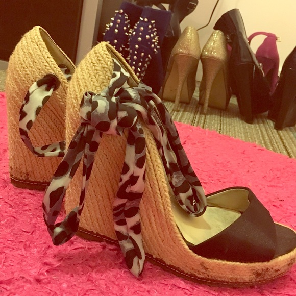 Boho Crochet Tie Up Wedges