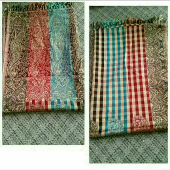 Multicolored warm shawl ( scarf ) - Picture 1 of 1