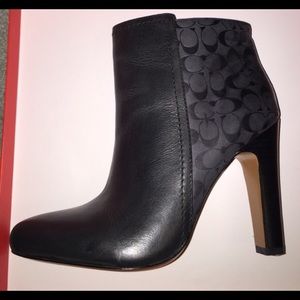 Coach Leather Booties
