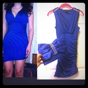 Royal blue dress