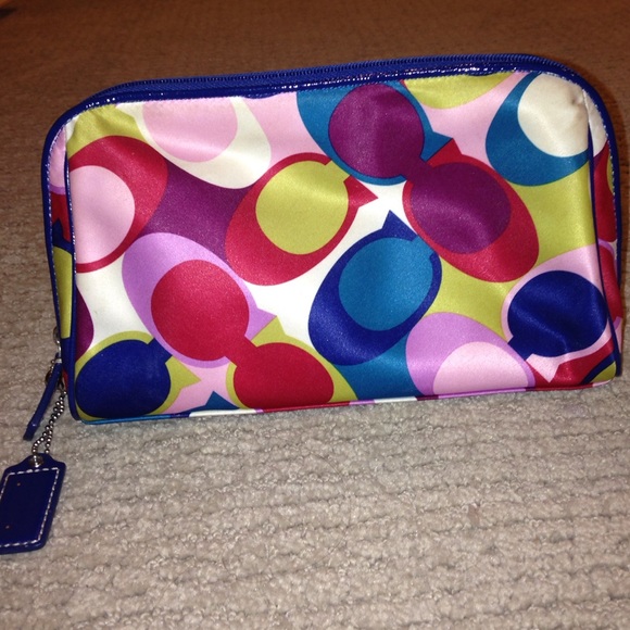 Coach cosmetic bag