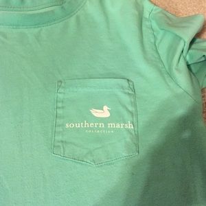 Long sleeve southern marsh t shirt