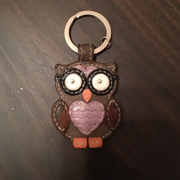 Leather Owl Keychain!