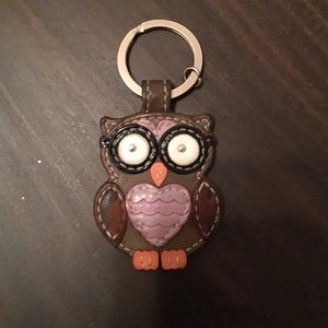 Leather Owl Keychain!