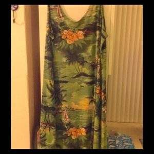 Long tank style dress