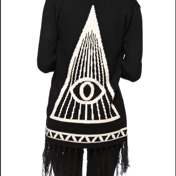 cardigan with fringe