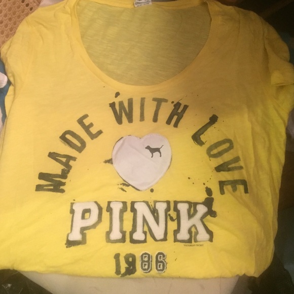 Bundle: 2 PINK Victoria's Secret tees