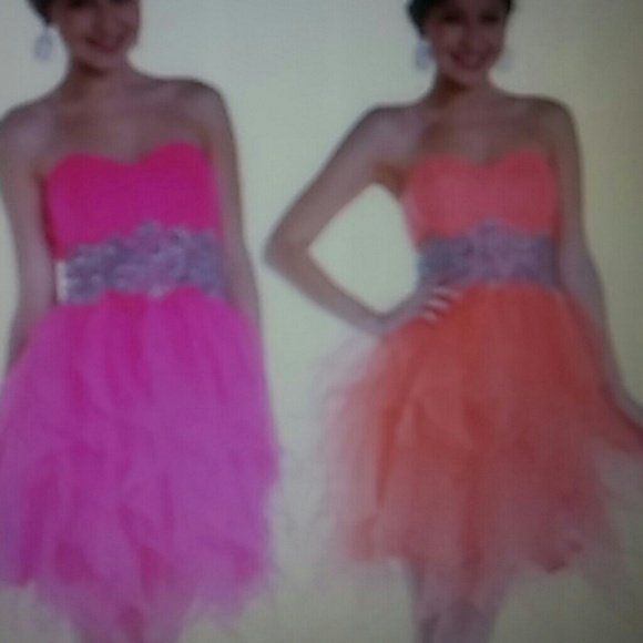 Short Prom orDamas Dress 6035 - Picture 1 of 4