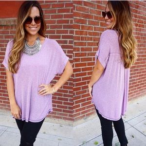 Lilac Oversized Tee