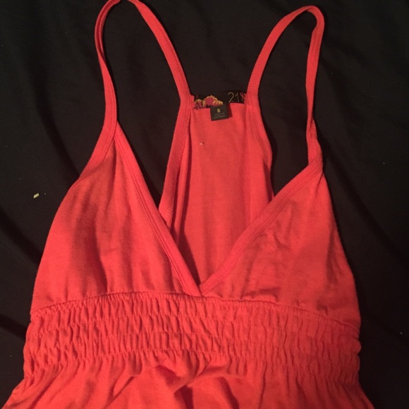 Forever 21 orange tank - Picture 2 of 3