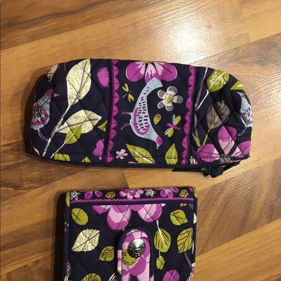 Vera Bradley pencil bag and wallet