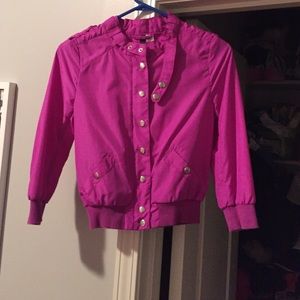 Purple fashion jacket