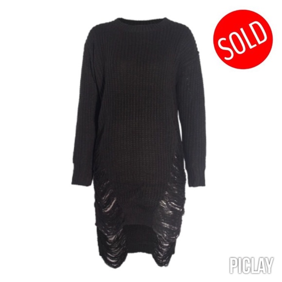 Dresses & Skirts - Knitted long sleeve dress
