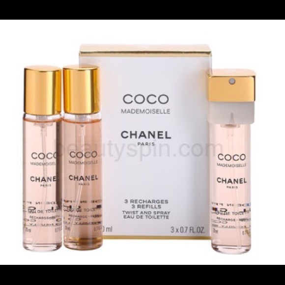 Coco Mademoiselle Twist and Spray perfume.