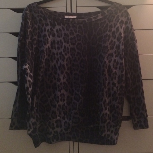 Leopard print sweater