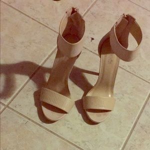 Cute tan heels