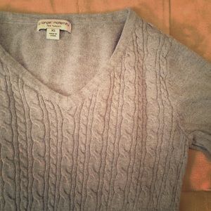 XS Gray Liz Lange Maternity Sweater